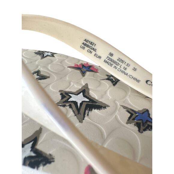 Coach Abbigail flip-flops 5B M - Picture 4 of 5